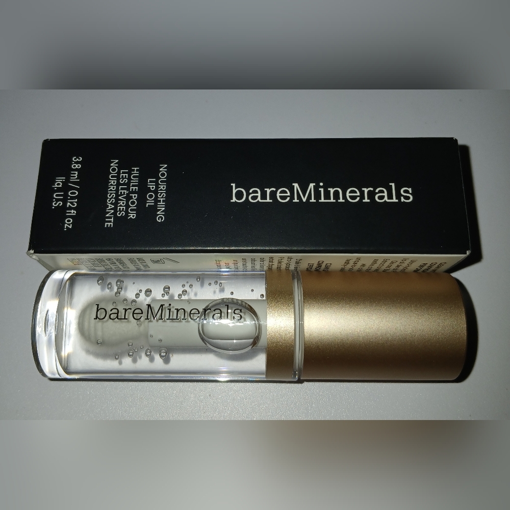 bareMinerals Lip Oil In Shine NIB Full Size